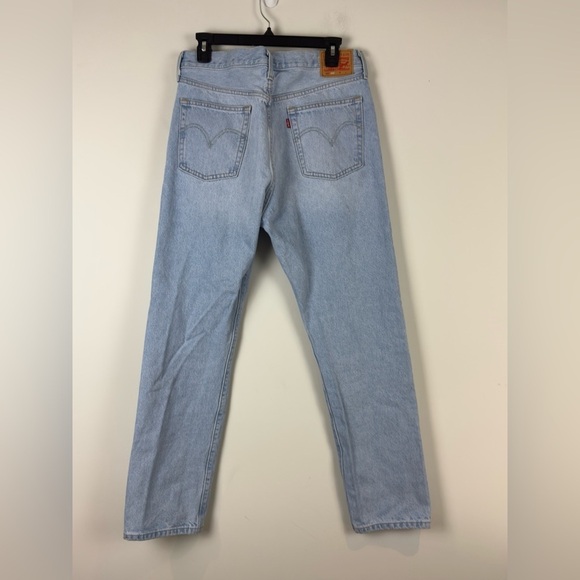Levi’s 501 Original 150th Anniversary Light Floral Patch Jeans Size 33 - Picture 2 of 10